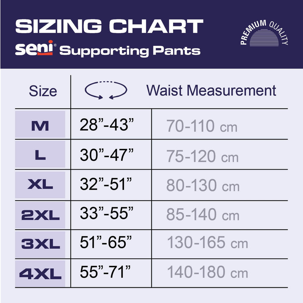 Seni® Pull On Boxer Style Knit Pant, 2X-Large, Unisex S-2X02-US1
