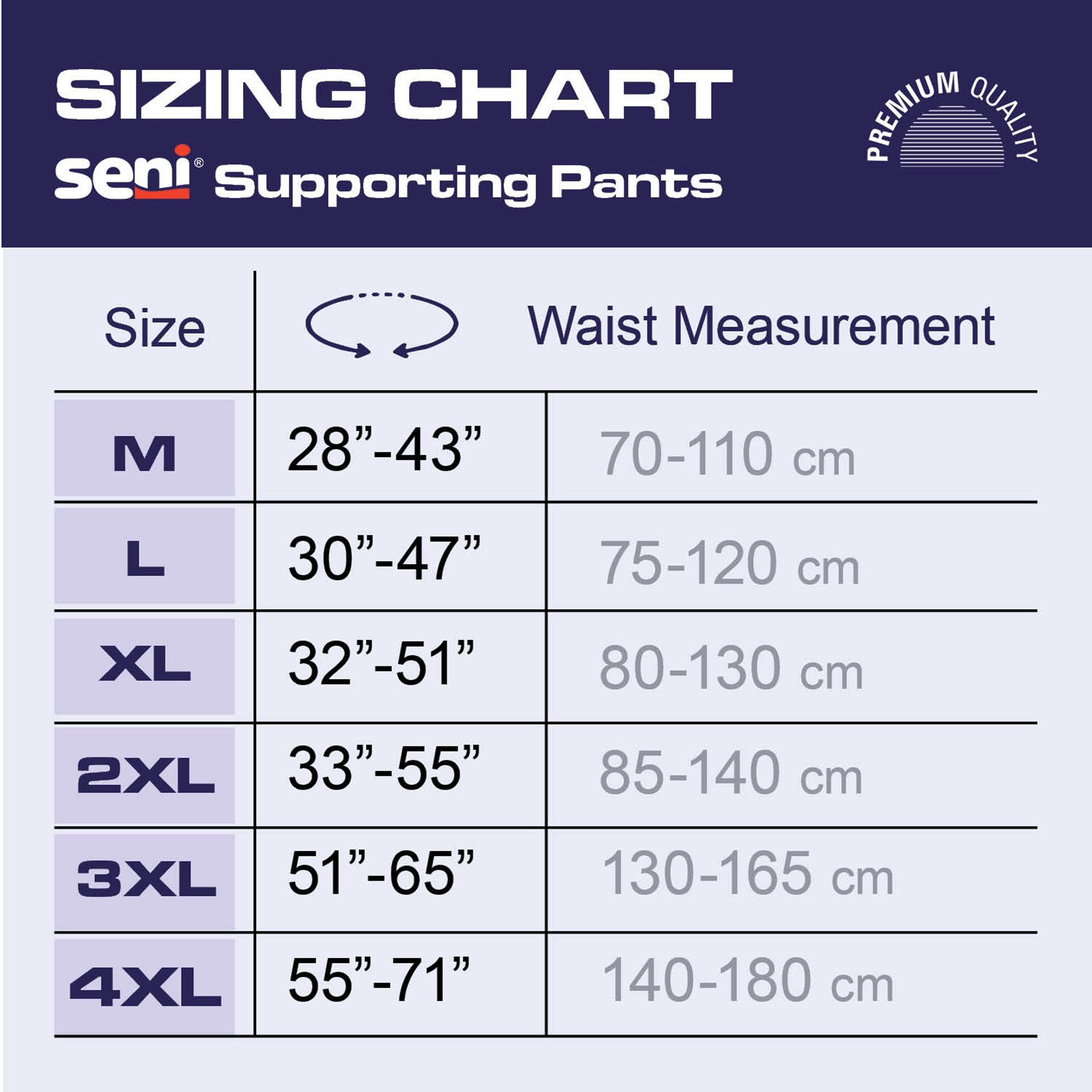 Seni® Pull On Boxer Style Knit Pant, 2X-Large, Unisex S-2X02-US1