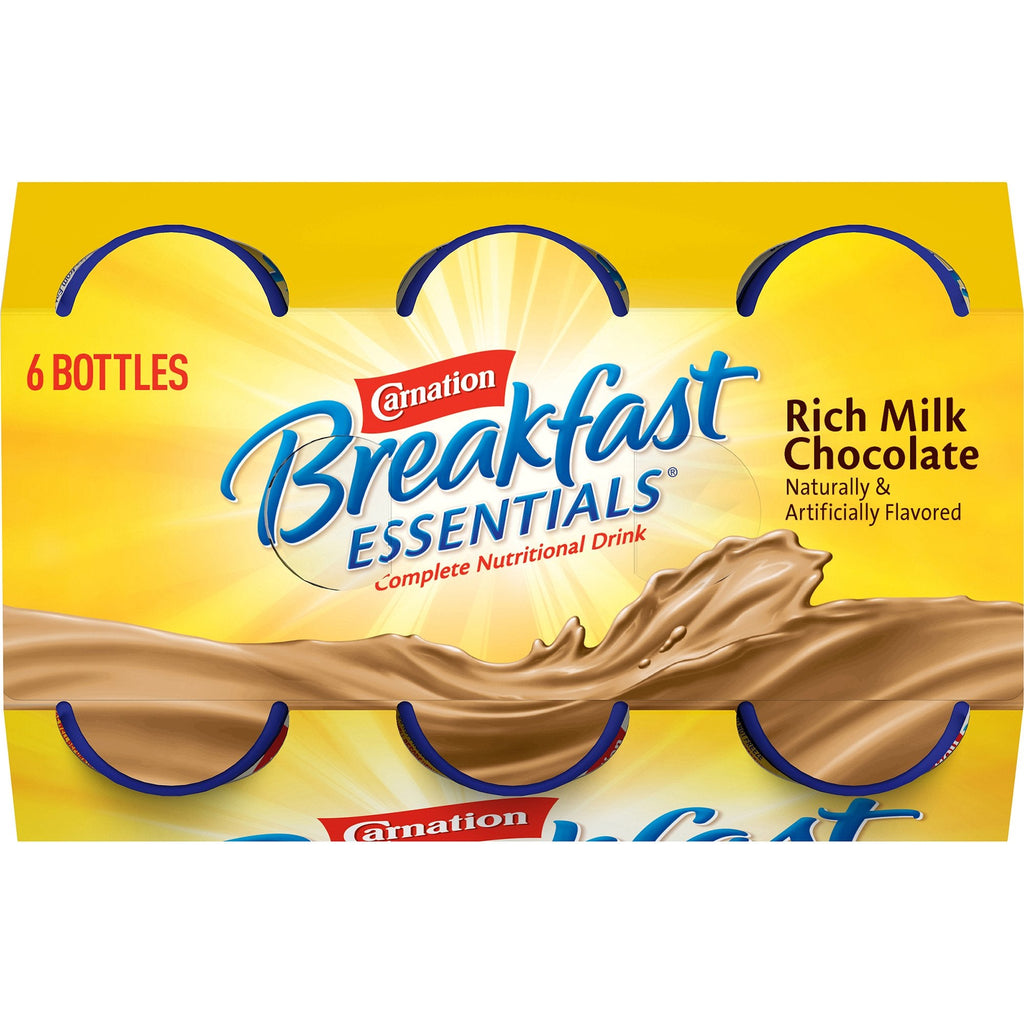 Carnation Breakfast Essentials® Chocolate Nutritional Drink, 8-ounce bottle 12230369