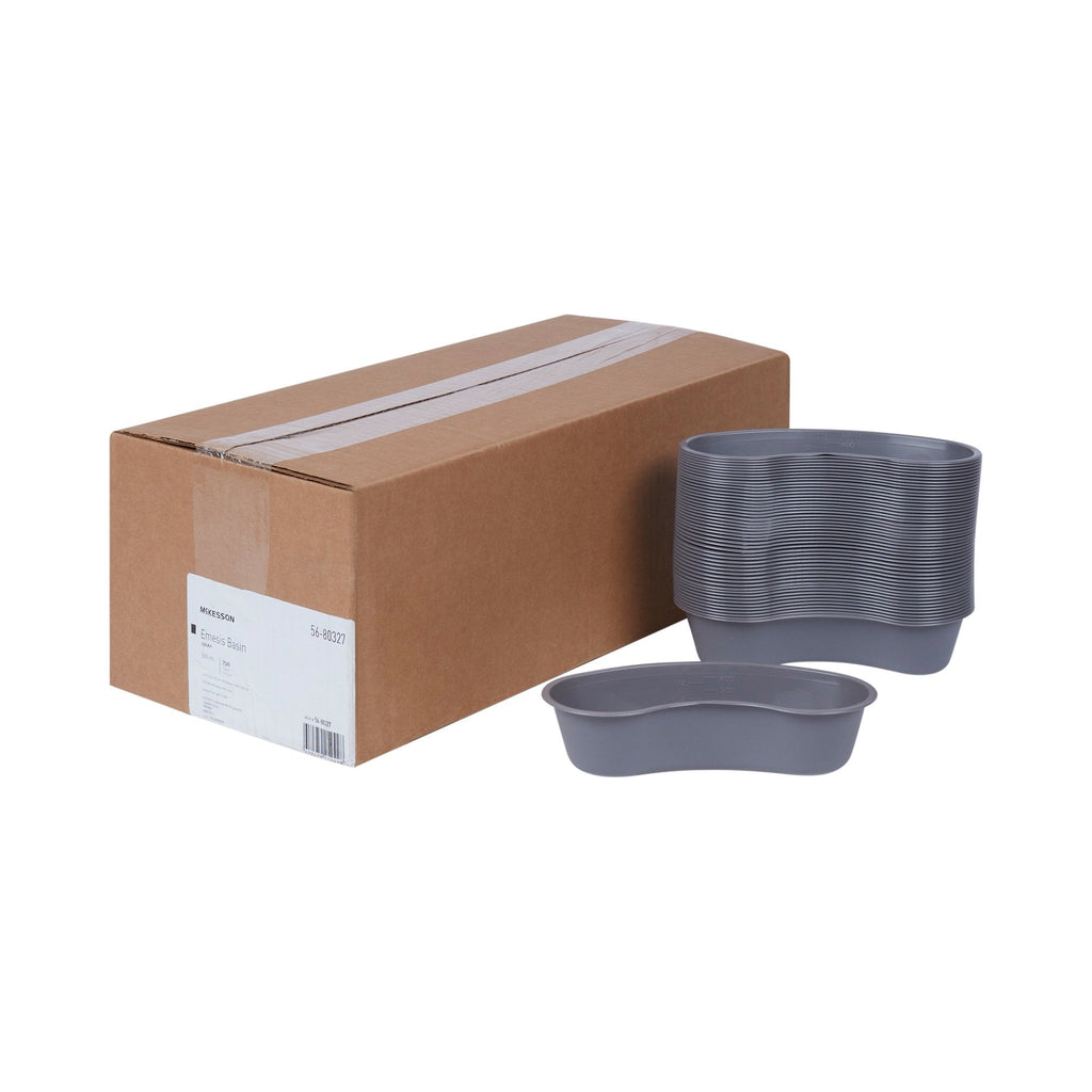McKesson Emesis Basin, 500 mL Capacity, Graphite Color 56-80327