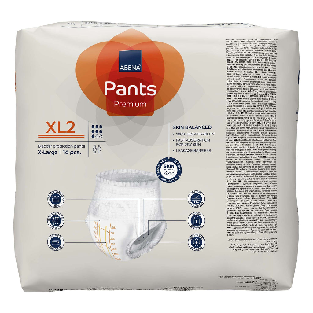 Abena® Premium Pants XL2 Incontinence Brief, X-Large 1000021329