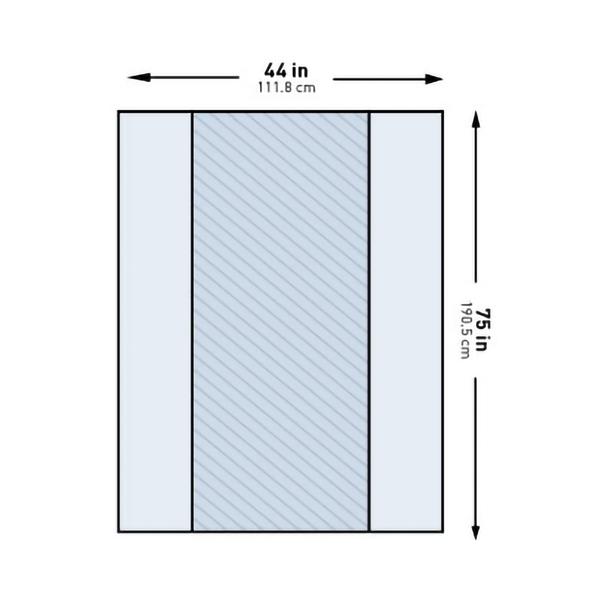 McKesson Table Drape, 44 x 75 Inch 16-I80-13101-S