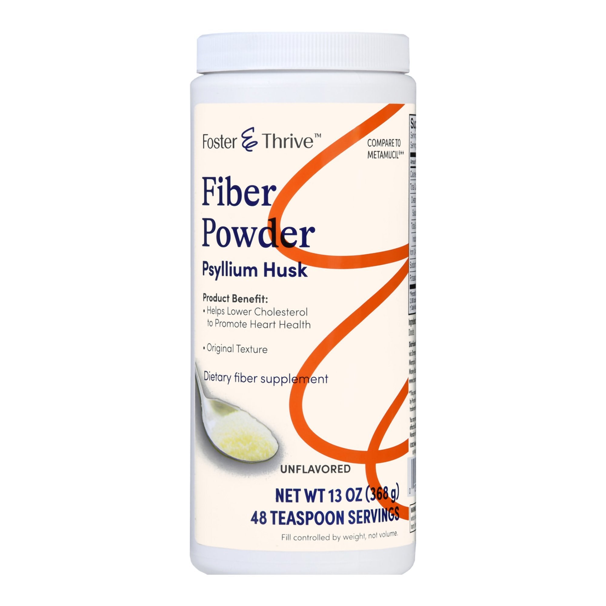 Foster & Thrive™ Fiber Powder Original Texture Unflavored 01093995616