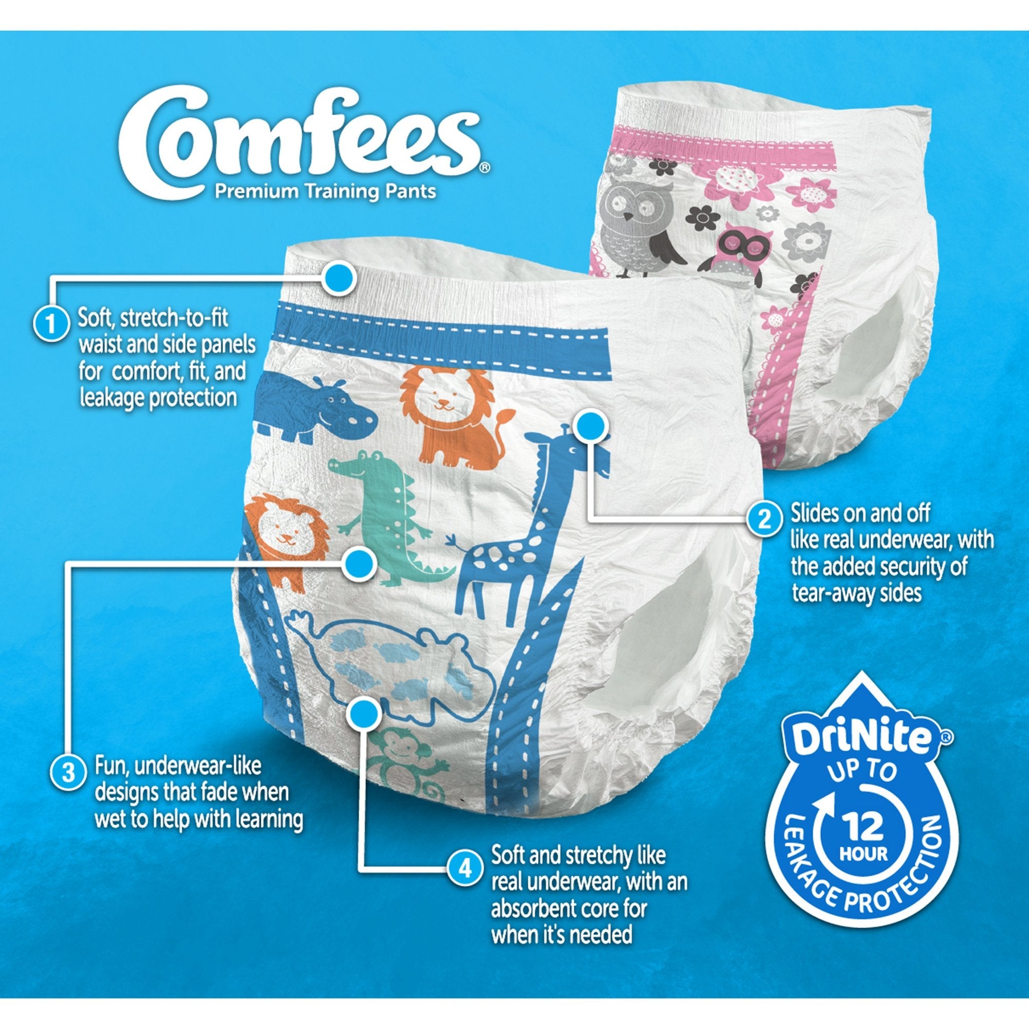 Attends Comfees® Training Pants, 4T to 5T CMF-G4