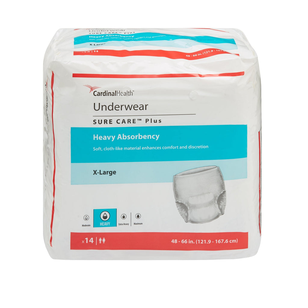 Sure Care™ Plus Heavy Absorbent Underwear, Extra Large 1625