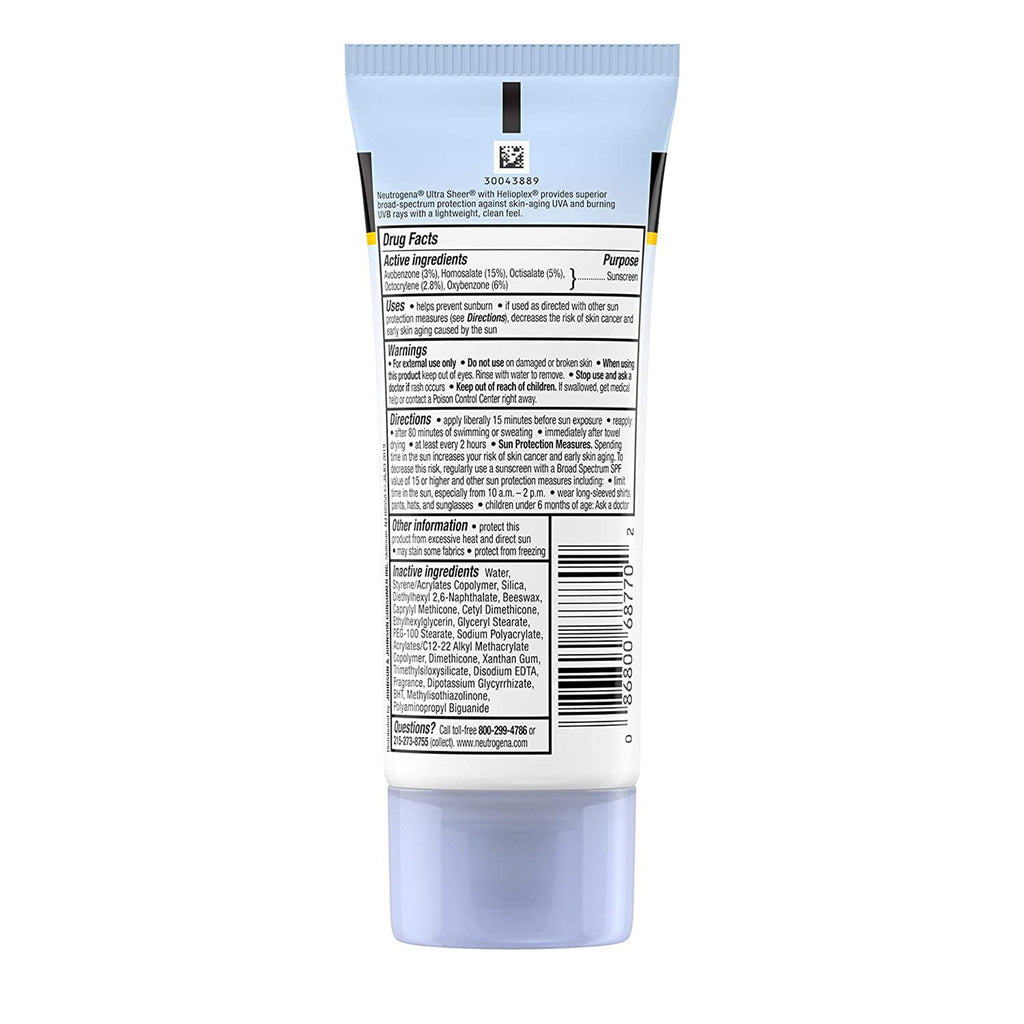 Neutrogena® Ultra Sheer Sunblock Tube 686877000