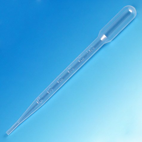 Globe Scientific Transfer Pipette, 7 mL, 3.2 mL Draw Volume 135030