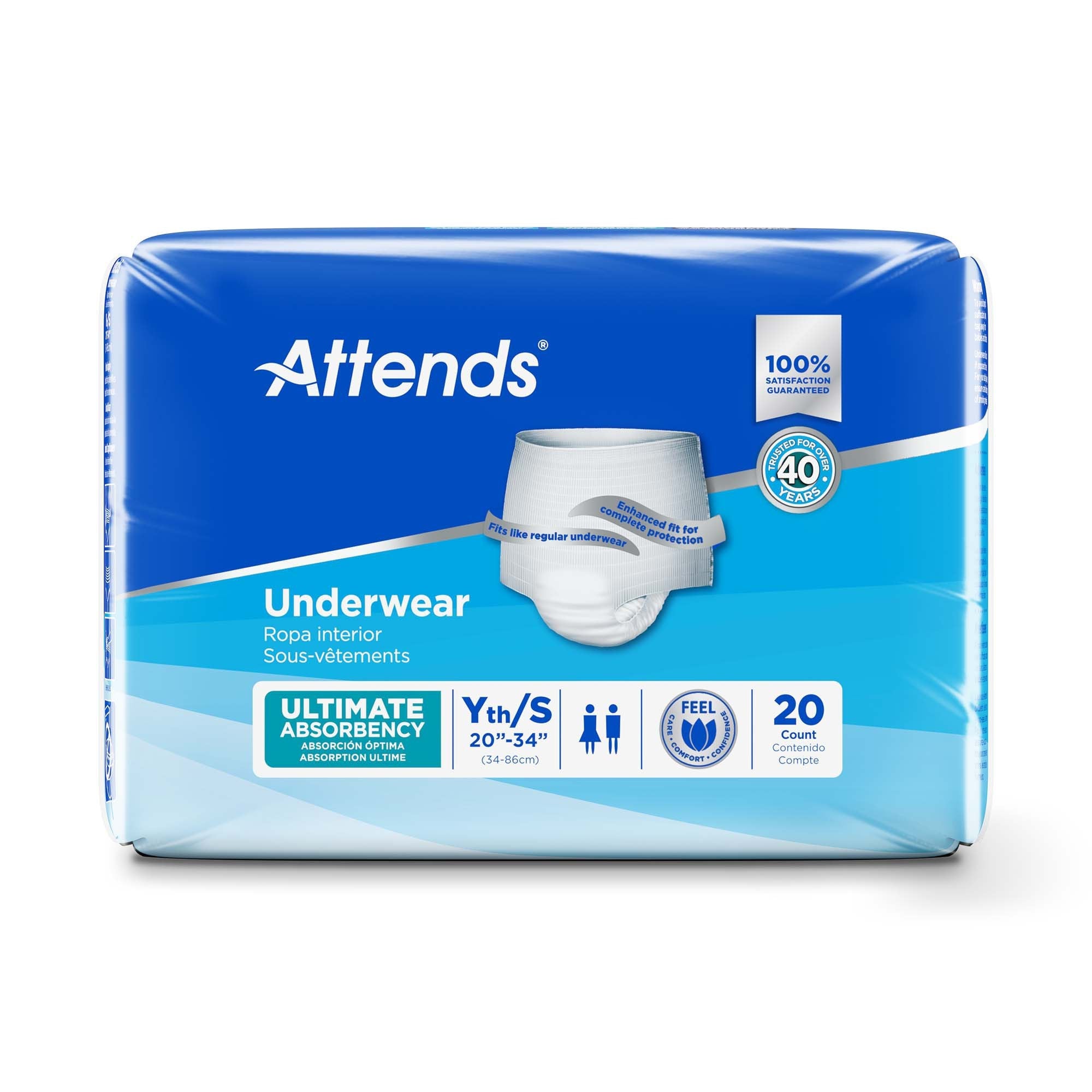 Attends® Advanced Underwear, Youth / Small APP0710