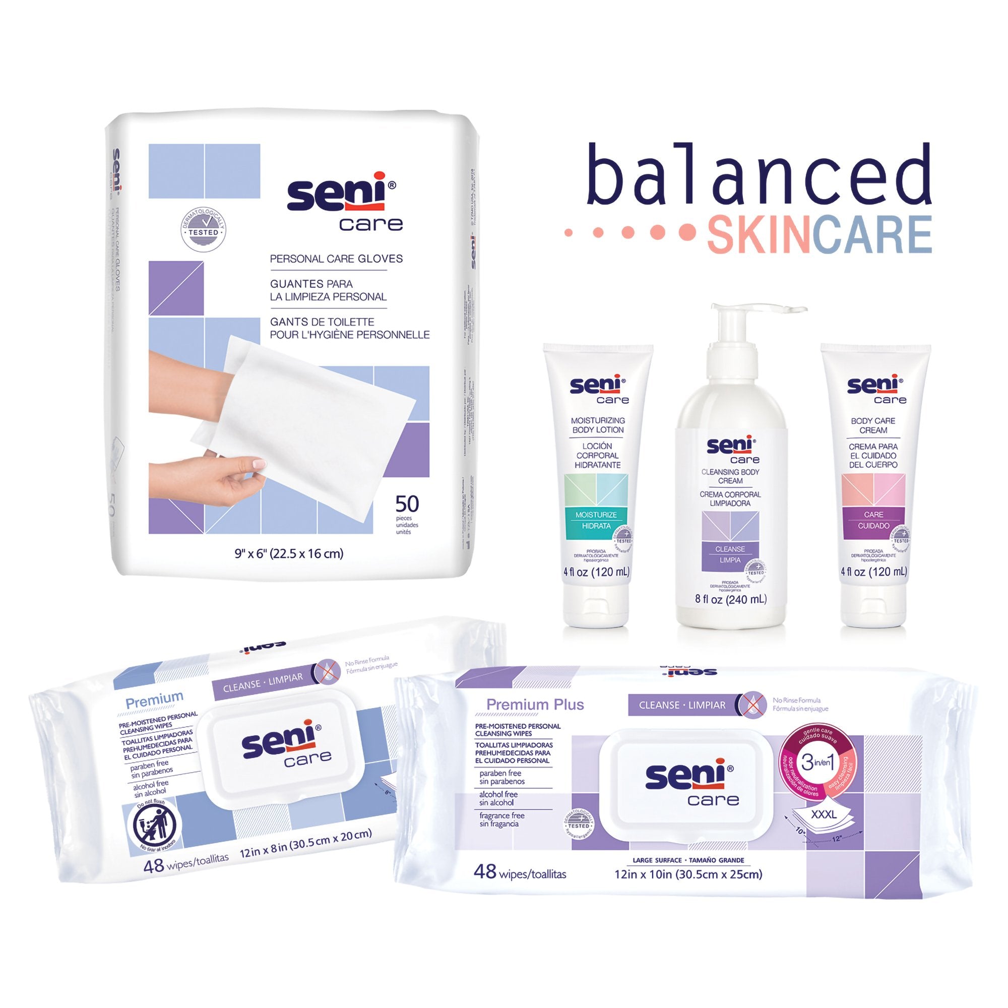 Seni® Care Moisturizing Body Lotion, 4-ounce tube S-MBL4-C21