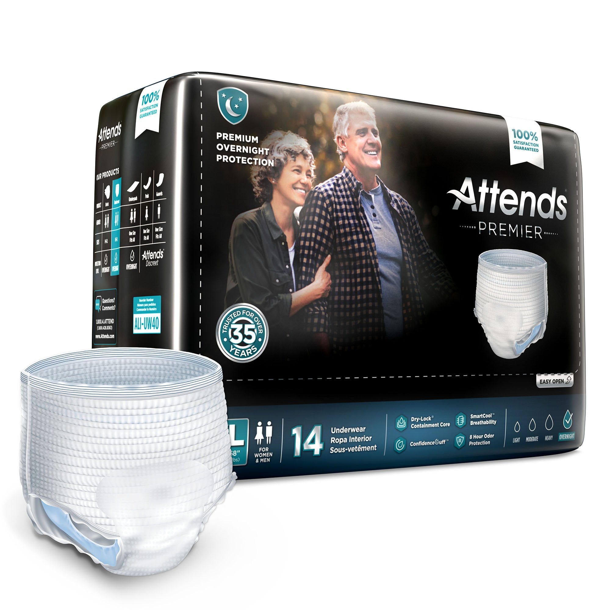 Attends® Premier Underwear, Extra Large ALI-UW40