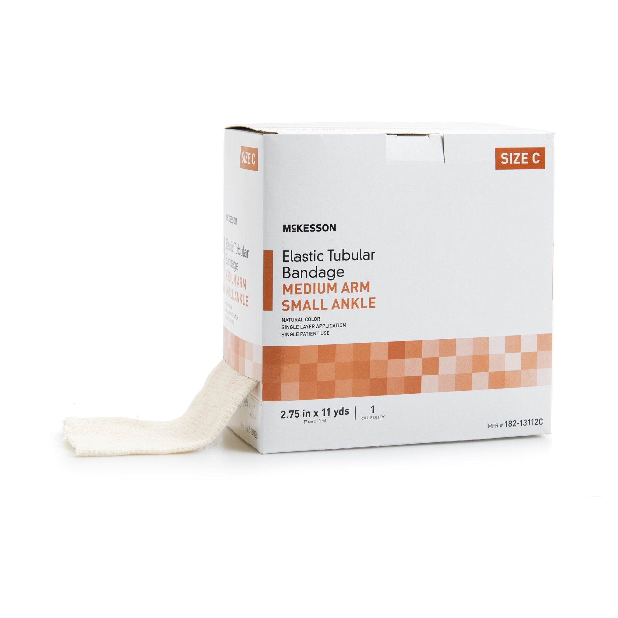McKesson Elastic Tubular Support Bandage, 2-3/4 Inch x 11 Yard 182-13112C