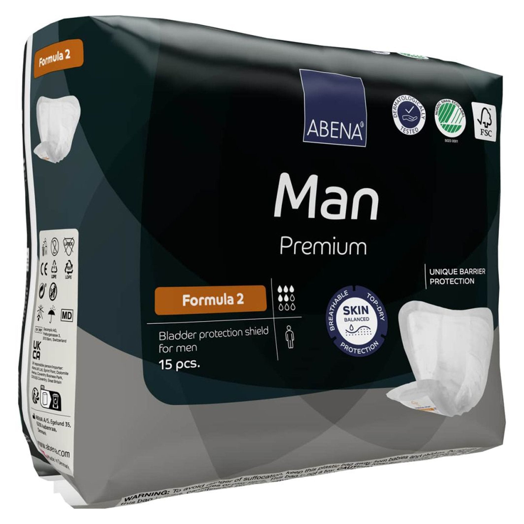 Abena® Man Premium Bladder Protection Shield, Formula 2 1000021336