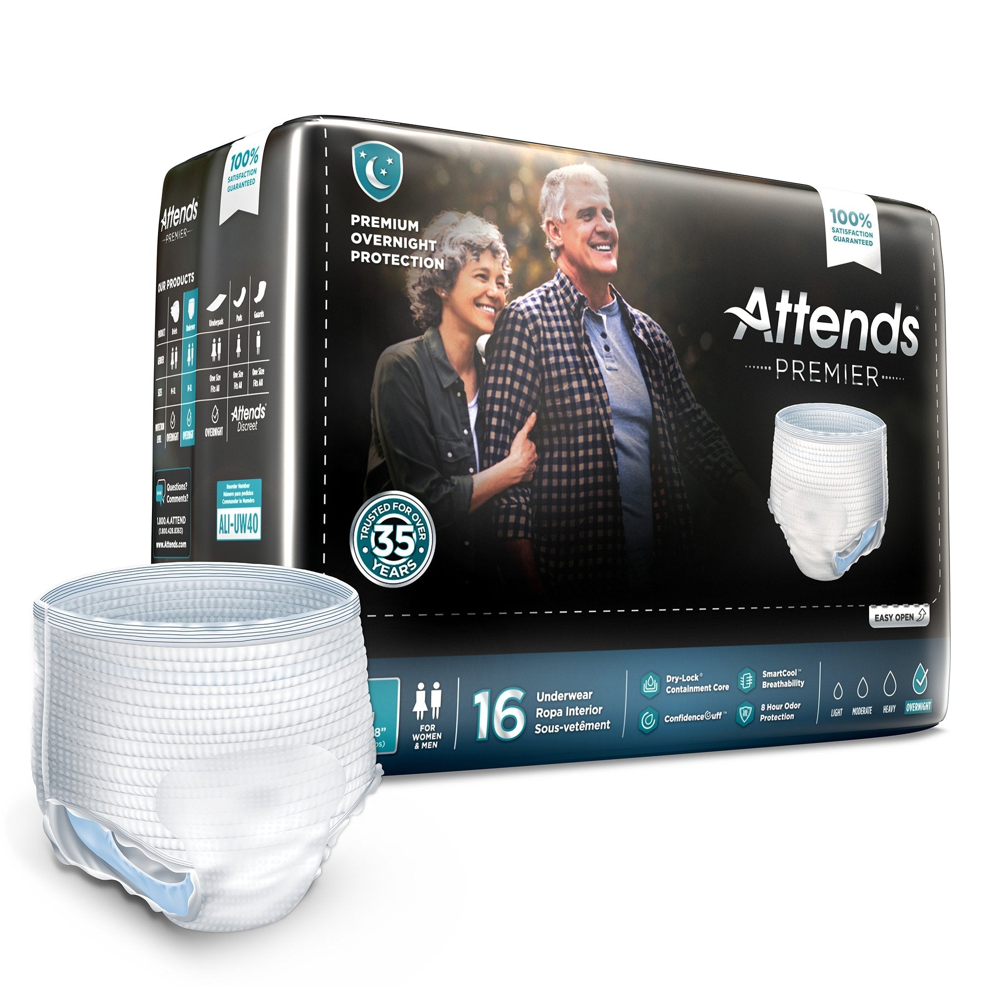 Attends® Premier Underwear, Large ALI-UW30