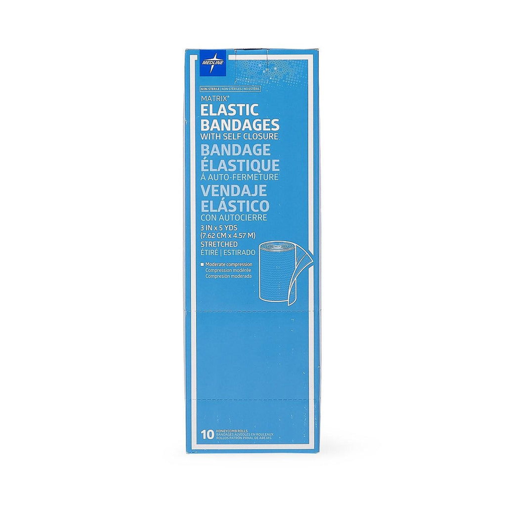 Matrix Double Hook and Loop Closure Elastic Bandage, 3 Inch x 5 Yard MDS087003LF