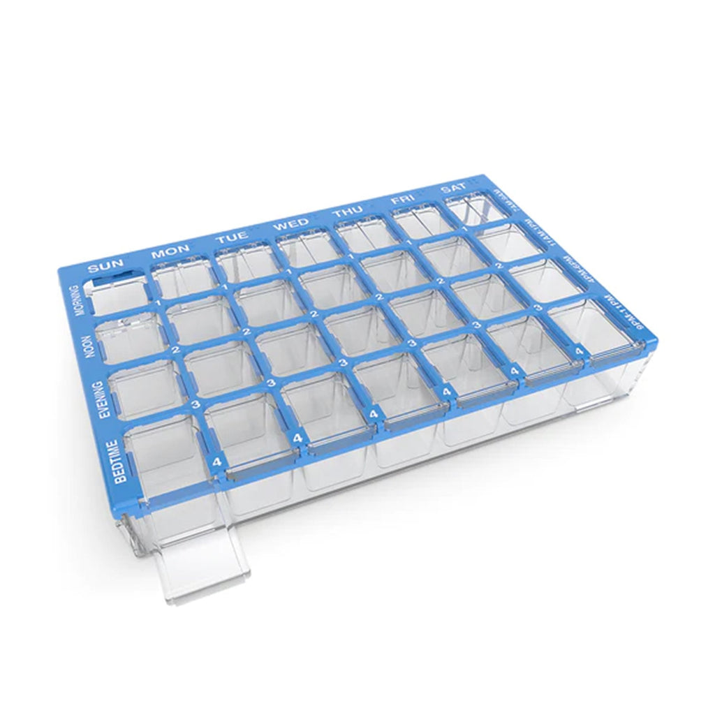 Pharmadose® Locking Pill Planner 7-Day, Four Times a Day Pill Organizer 91340