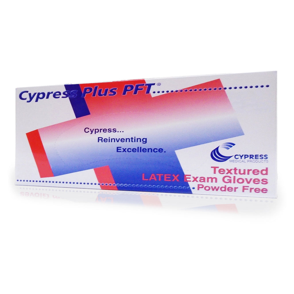 Cypress Plus® PFT Latex Exam Glove, Extra Small, Ivory 23-90