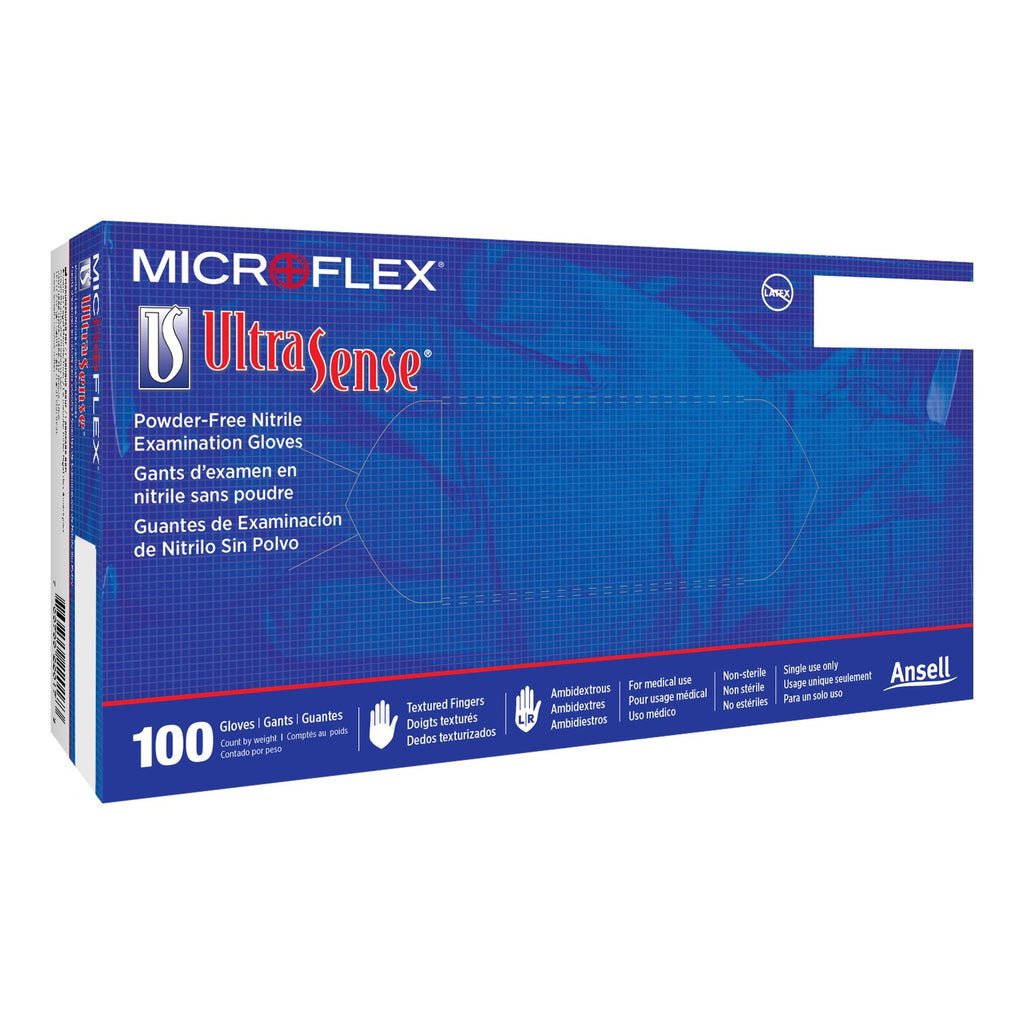Ultrasense® Nitrile Exam Glove, Medium, Blue US-220-M