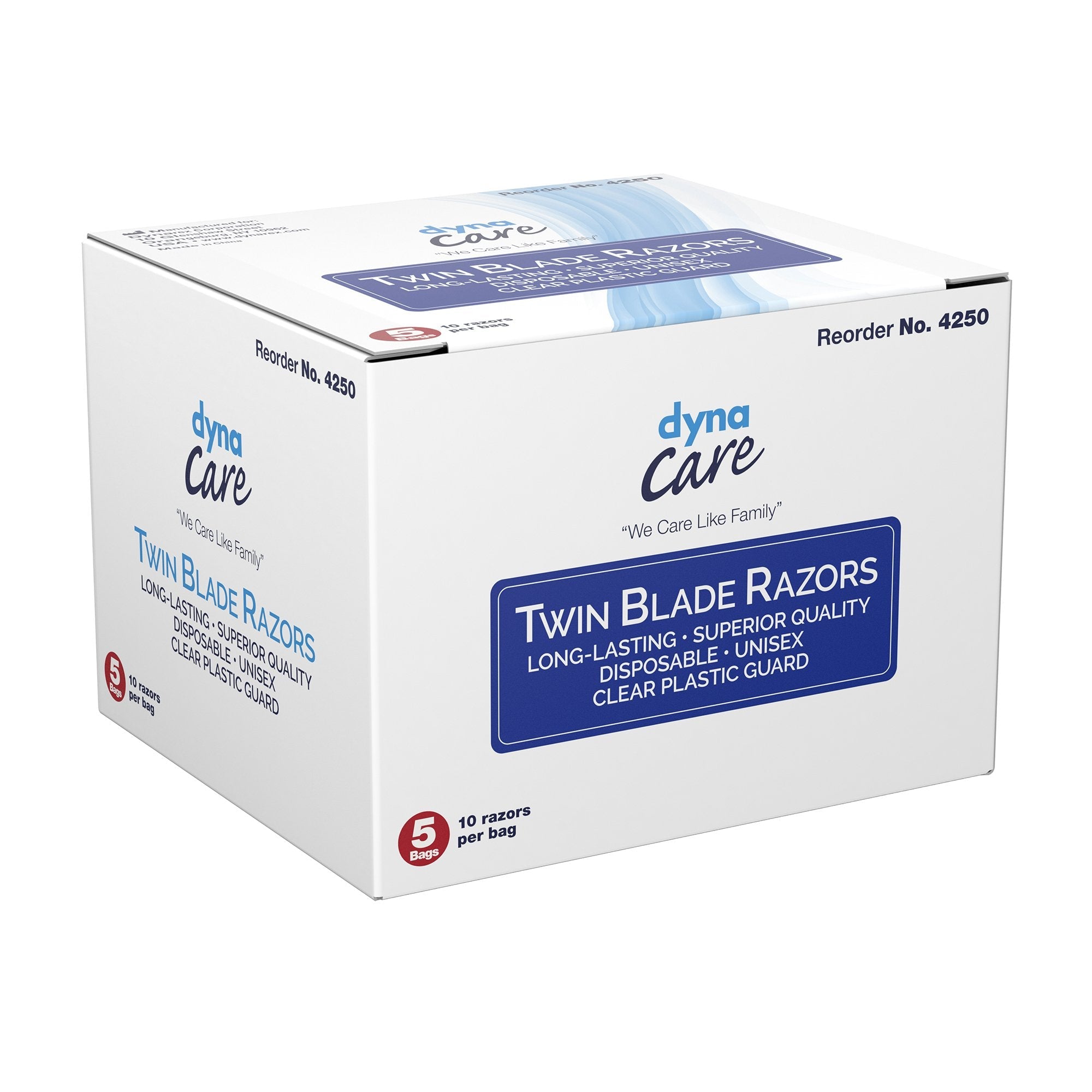dynaCare® Twin Blade Disposable Razor 4250