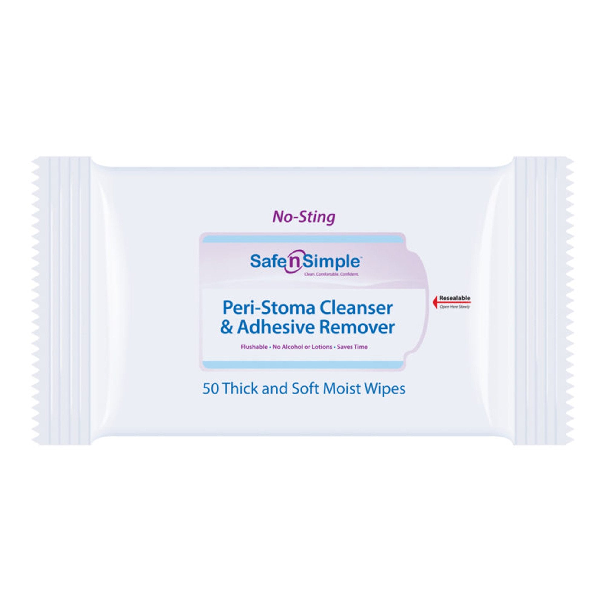 Safe n Simple™ Adhesive Remover Wipes SNS00525