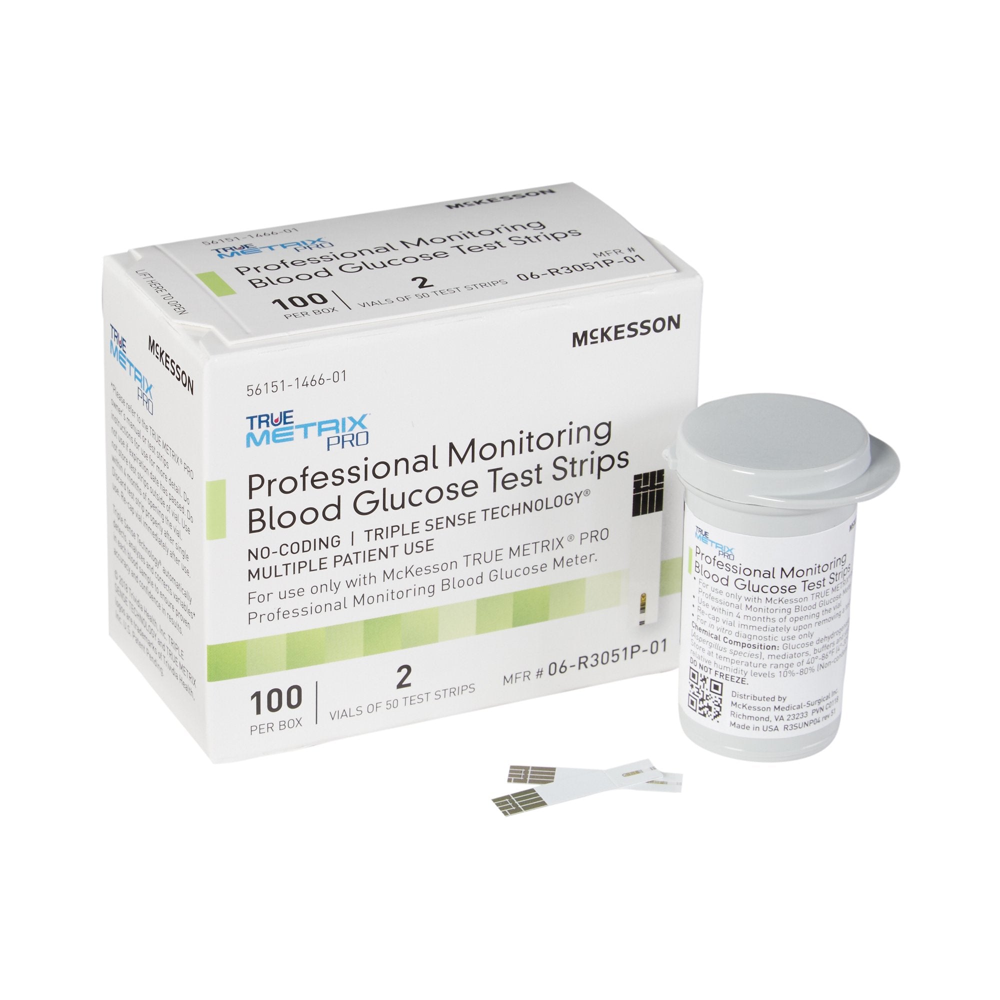 McKesson True Metrix Pro Test Strips for Blood Glucose 06-R3051P-01