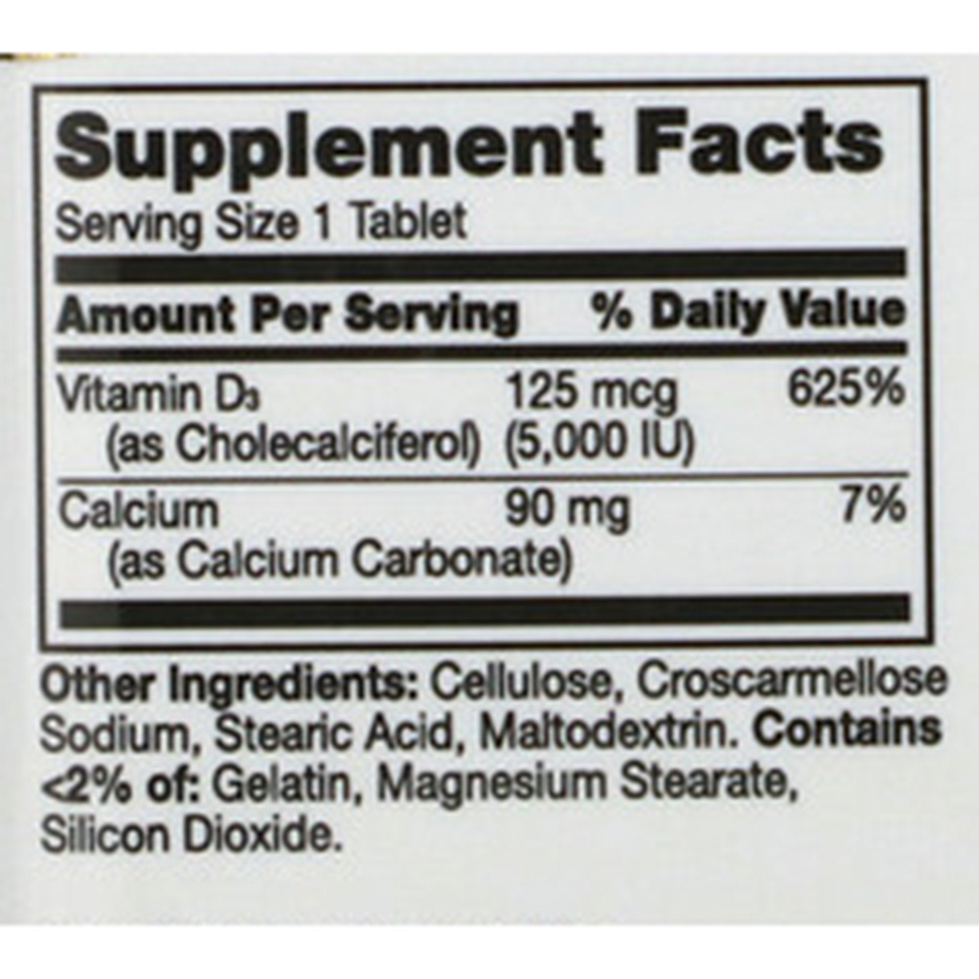 21st Century® Vitamin D-3 / Calcium Supplement 74098527288