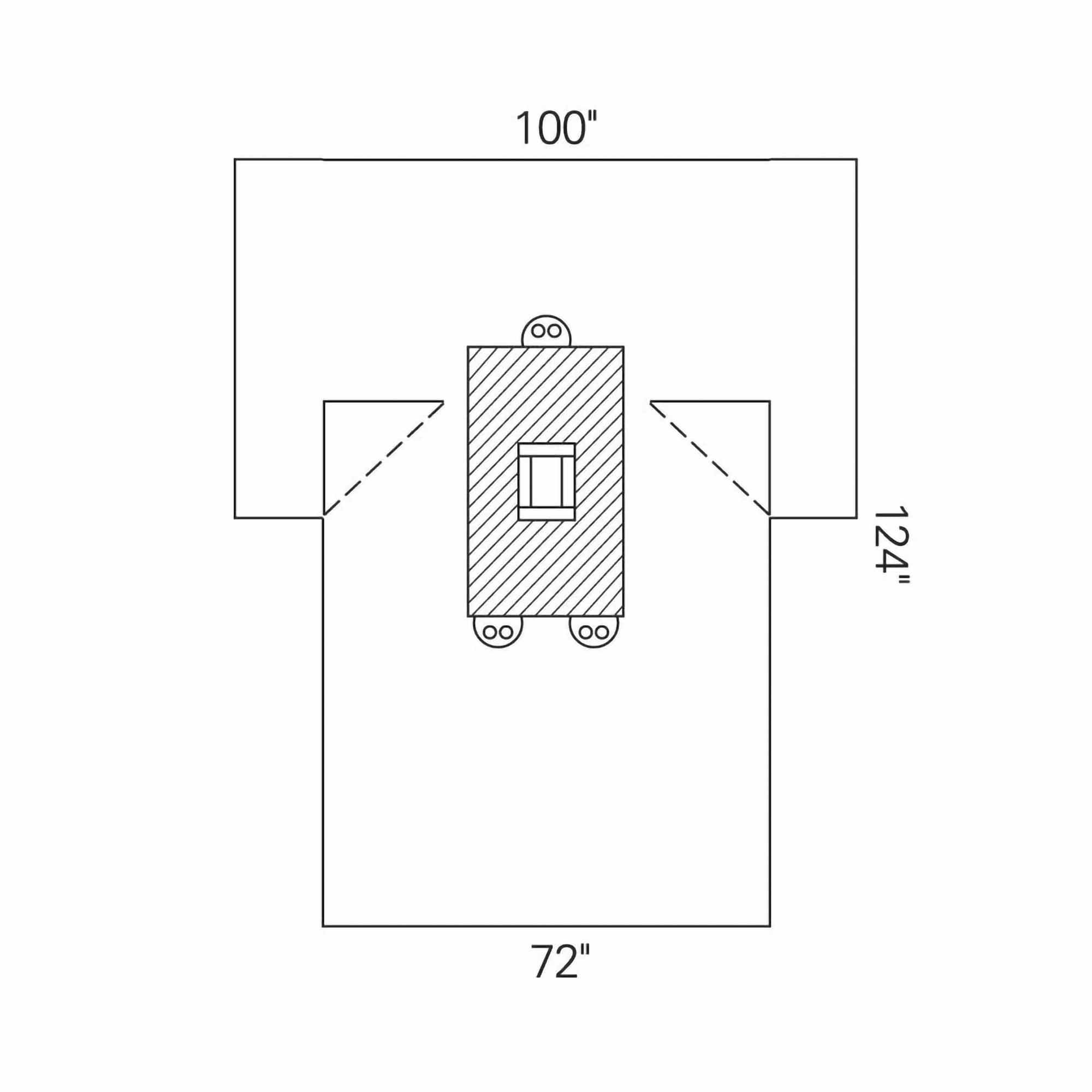 O&M Halyard Inc Halyard Sterile Laparotomy Abdominal Drape, 100 x 72 x 124 Inch 89228, 1 Each