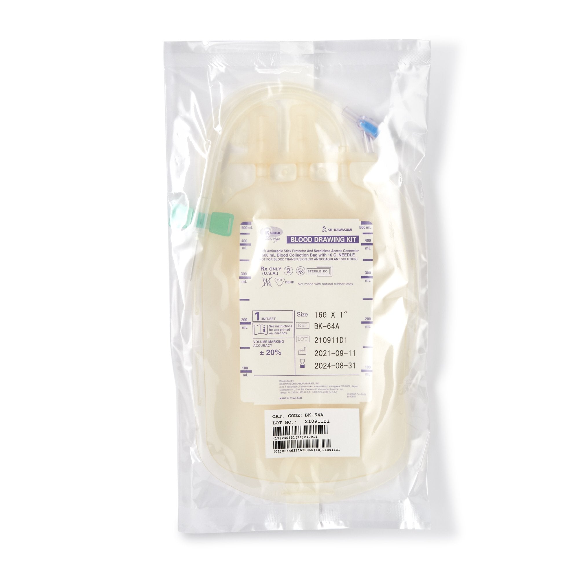 K-Shield® Advantage Blood Draw Kit BK-64A