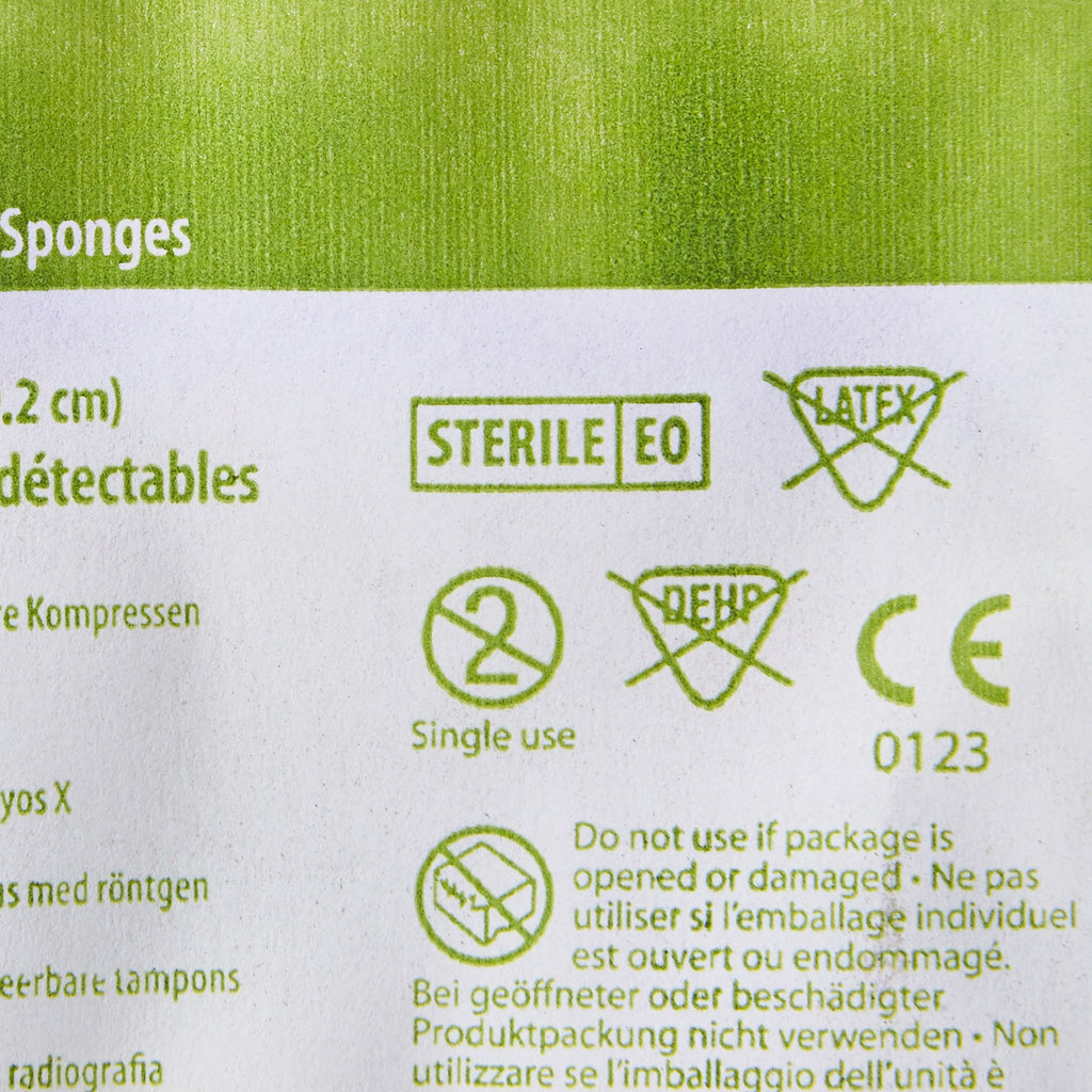 Visitec™ Sterile USP Type VII X-Ray Detectable Gauze Sponge, 4 x 4 Inch, 16-Ply 7317--