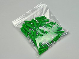 Clear Line Zip Closure Bag F41012K