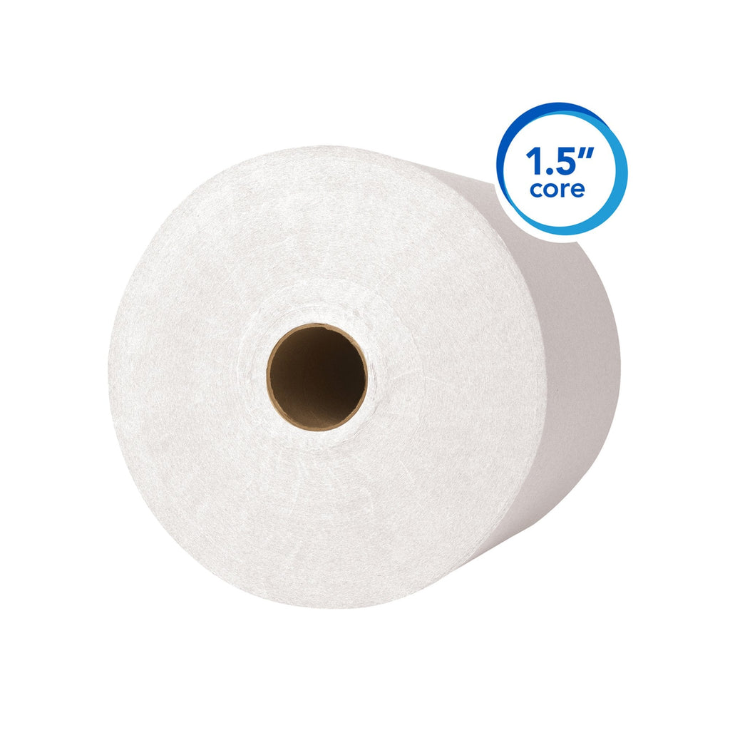 Scott Paper Towels, Hardwound, Continuous Roll, 8", White 01000