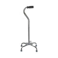 McKesson Steel Chrome Offset Quad Cane, 29 – 37½ Inch 146-10300-4