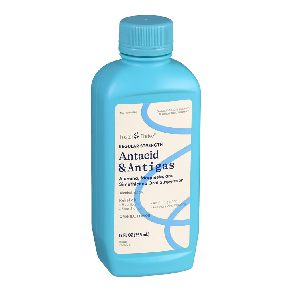 Foster & Thrive™ Antacid & Antigas Alumina, Magnesia & Simethicone Oral Liquid 70677106301