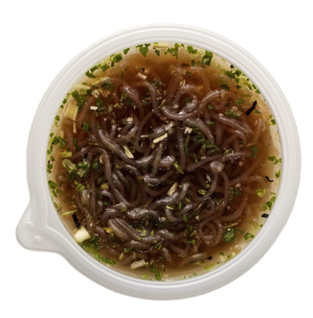 20 kcal Fermented Konjac Cold Soba Noodles (1 Box, 12.35oz × 4 Packs)