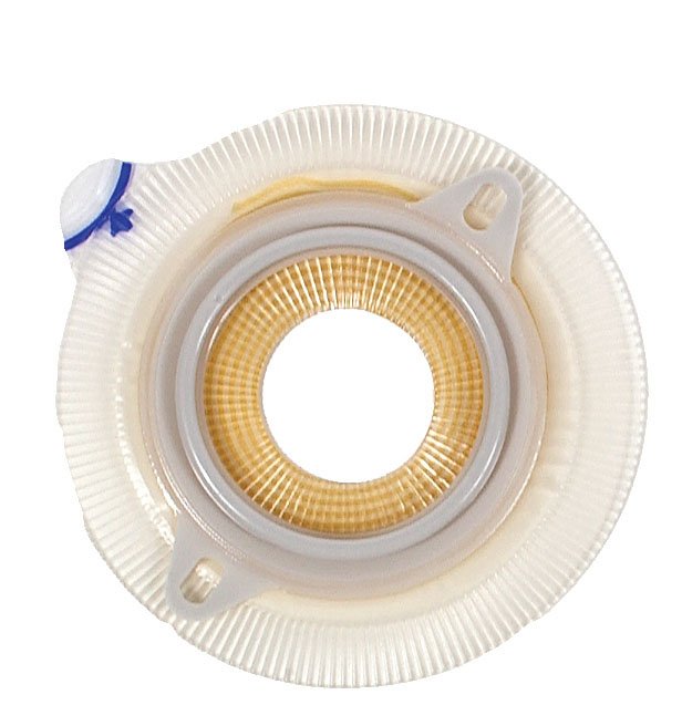 Assura® Convex Light Ostomy Barrier, Trim to fit 15 – 33 mm Stoma Opening, Red 14282