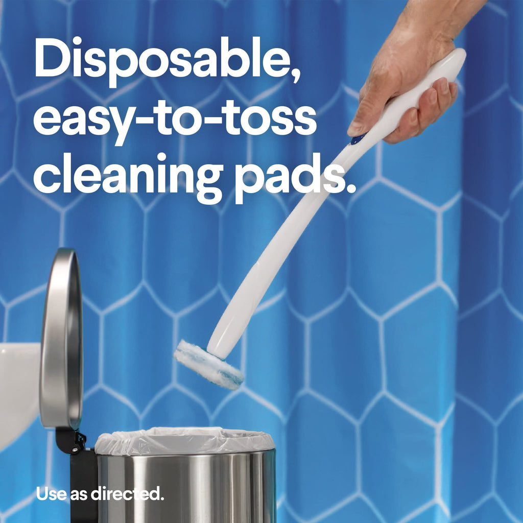 Toilet Bowl Cleaner Disinfecting Refill Pads Clorox® Blue / White, 3 Inch, Sponge Head 31620