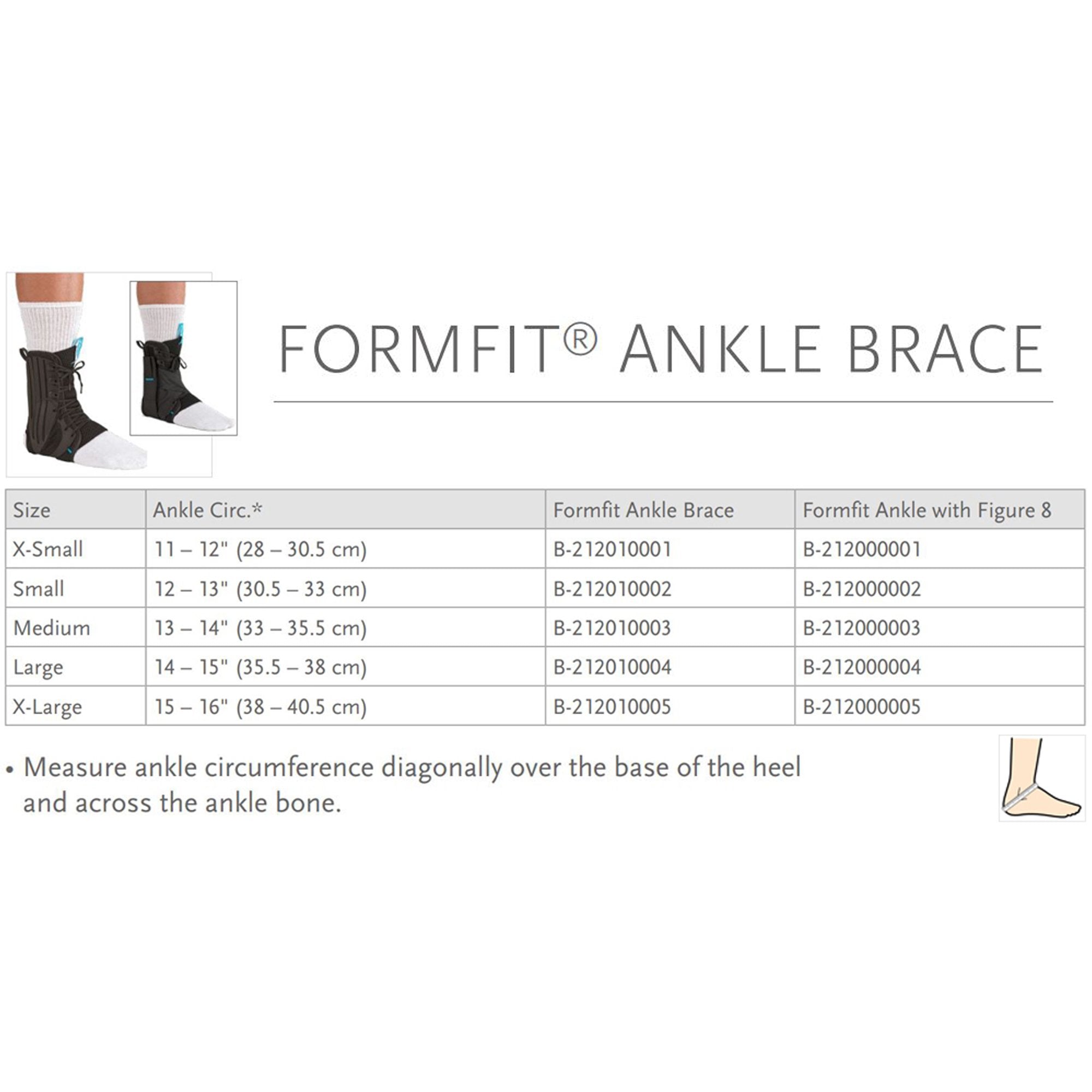 Ossur® FormFit® Low Profile / Stirrup Ankle Brace with Figure 8, Large B-212000004