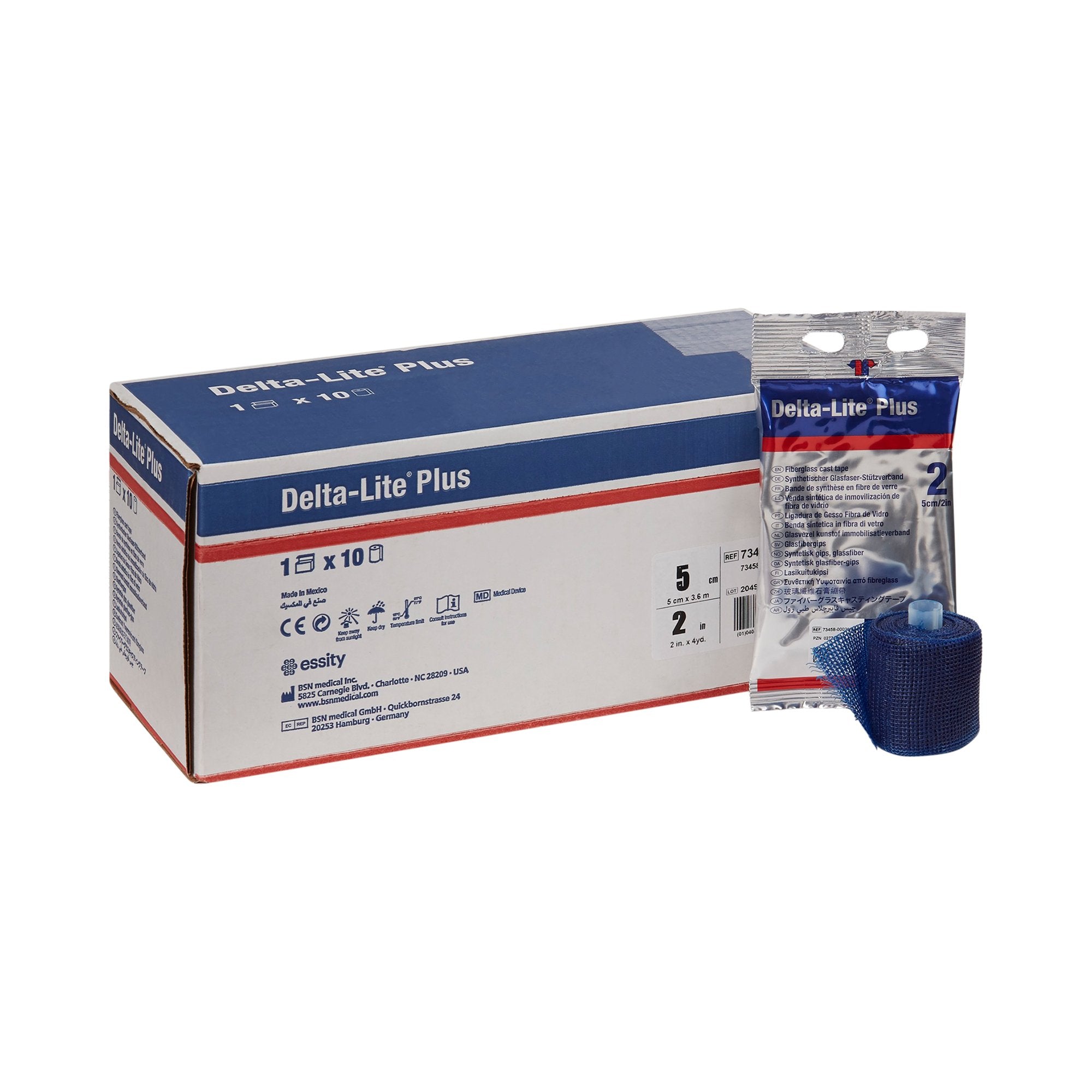 Delta-Lite® Plus Dark Blue Cast Tape, 2 Inch x 4 Yard 7345820