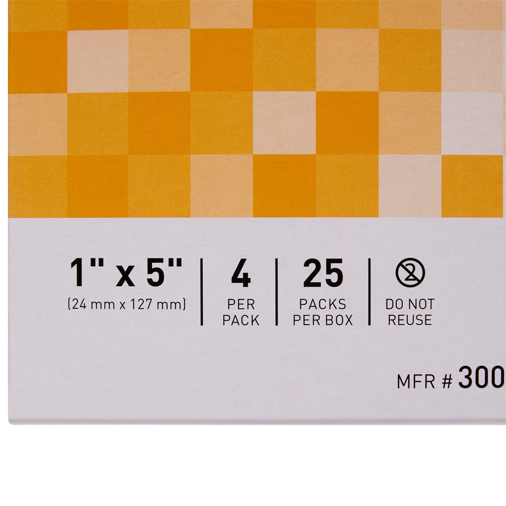 McKesson Non-Reinforced Skin Closure Strip, 1 x 5 Inch 3005