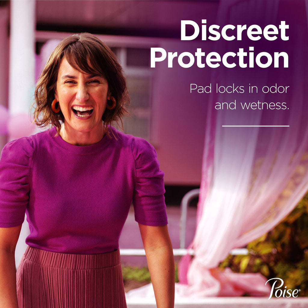 Poise® Bladder Control Pads, Adult Women, Moderate Absorbency, 12.2 Inches 39299