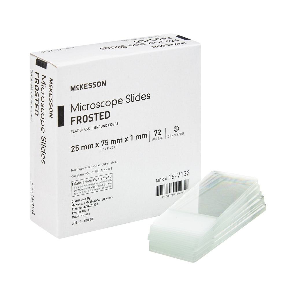 McKesson Frosted Microscope Slide, 1 x 3 Inch 16-7132