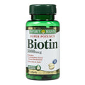 Nature's Bounty® Vitamin B-7 Biotin Supplement 74312134302