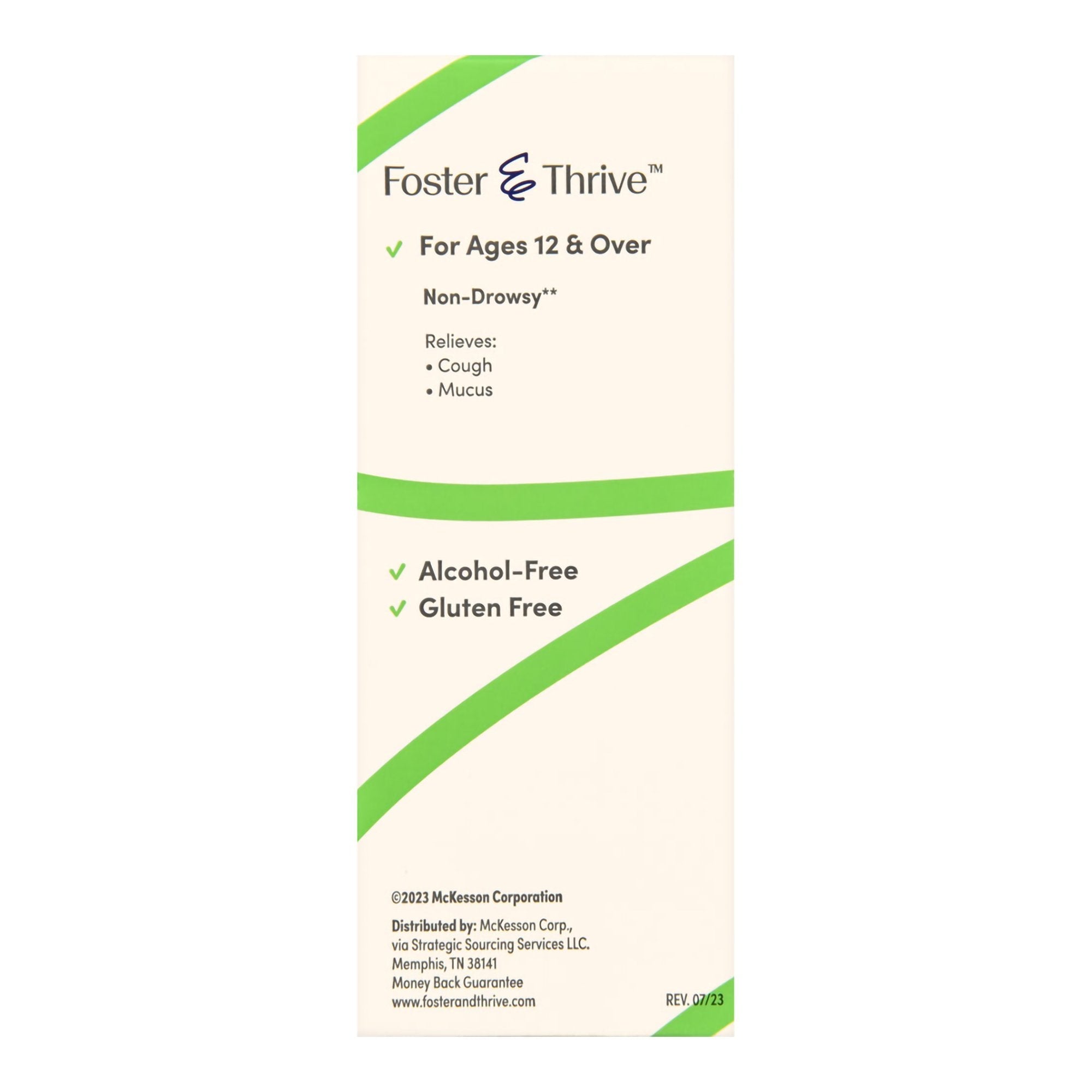 Foster & Thrive™ Adult Tussin DM Liquid, Raspberry Flavor 70677103501