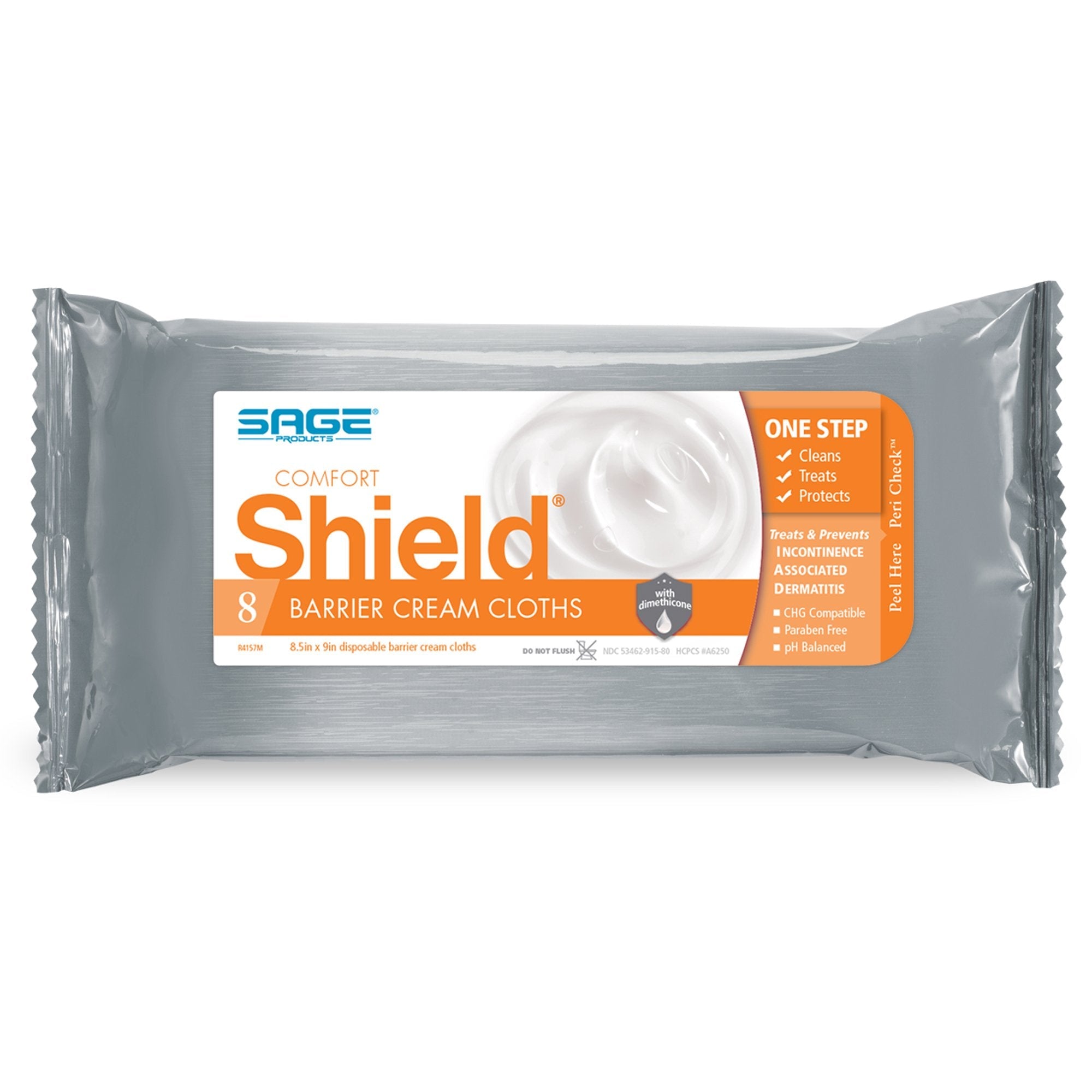 Shield® Barrier Cream Cloths, Soft Pack 7905