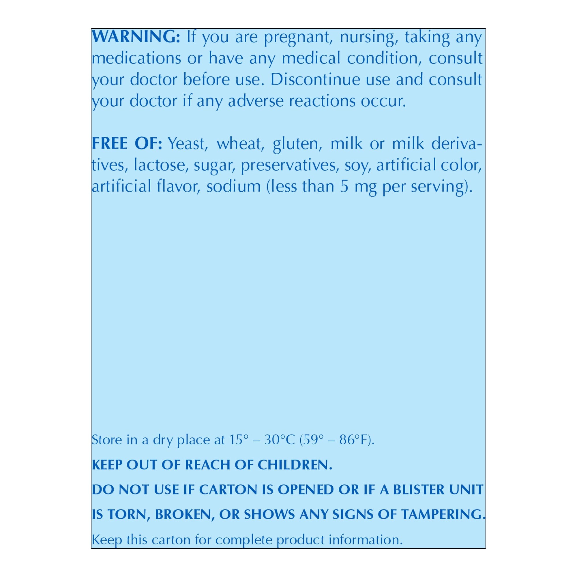 Major® 220-mg Zinc Sulfate Capsules 20555004000