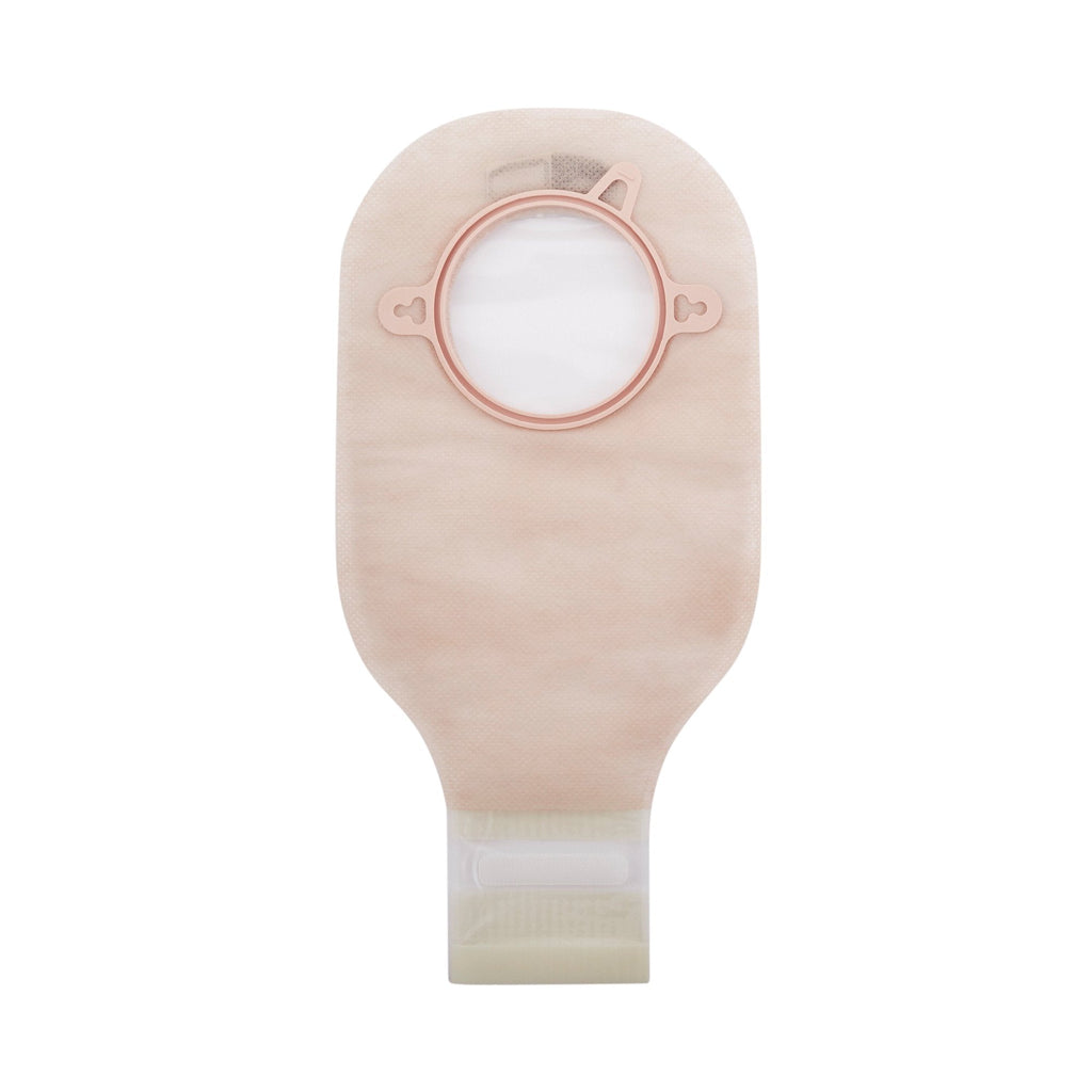 New Image™ 2-Piece Transparent Colostomy Pouch, Pre-cut to Fit 70 mm, Blue Match 18194