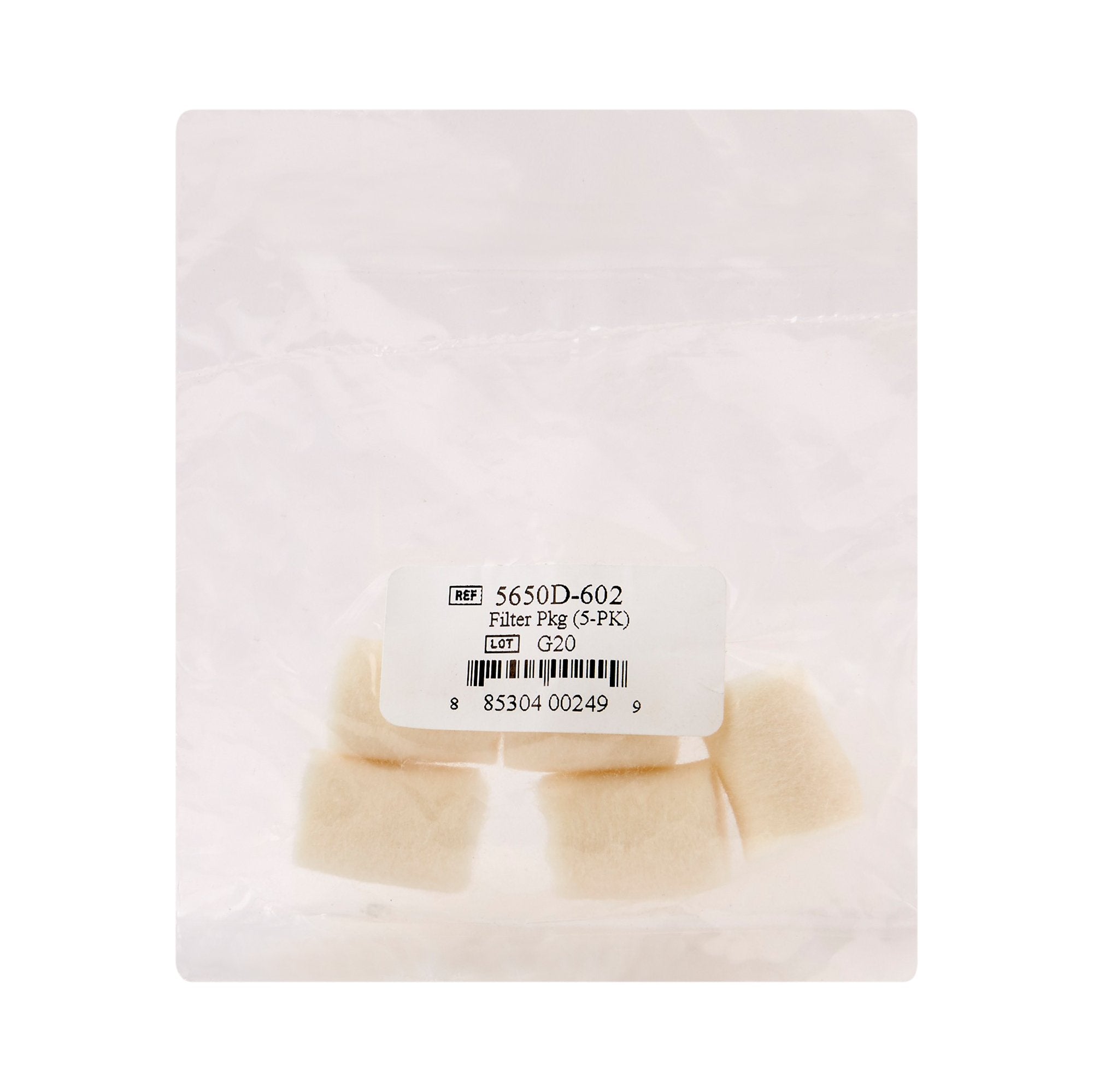 Devilbiss 3650, 4650, and 5650 Nebulizer Compressor Filter 5650D-602
