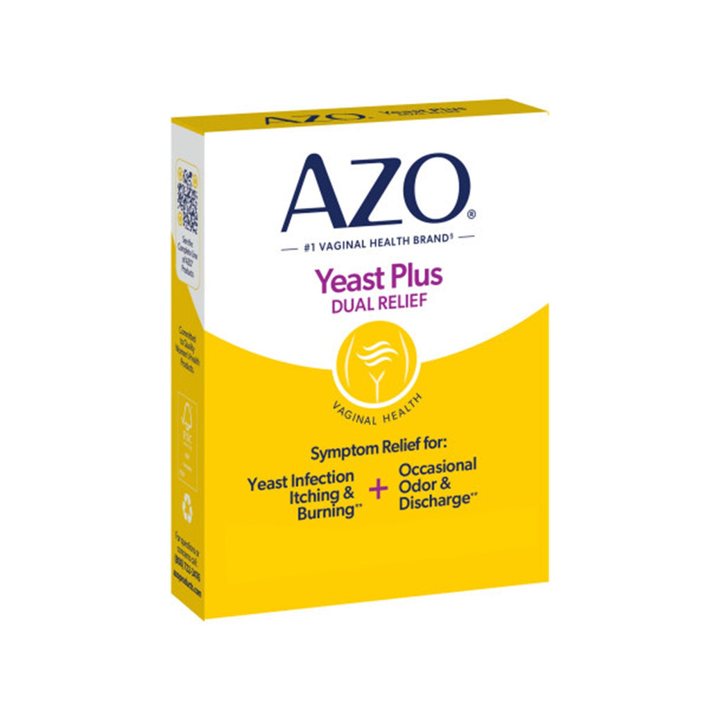 AZO® Yeast Plus Dual Relief for Yeast Infection Itching and Burning 787651606675