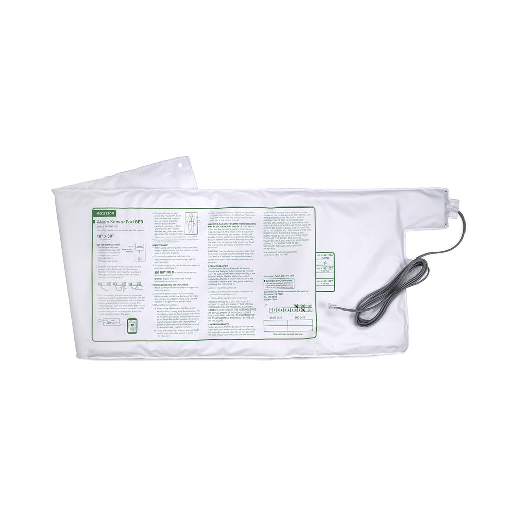 McKesson Bed Alarm Sensor Pad, 10 x 30 Inch 162-1134