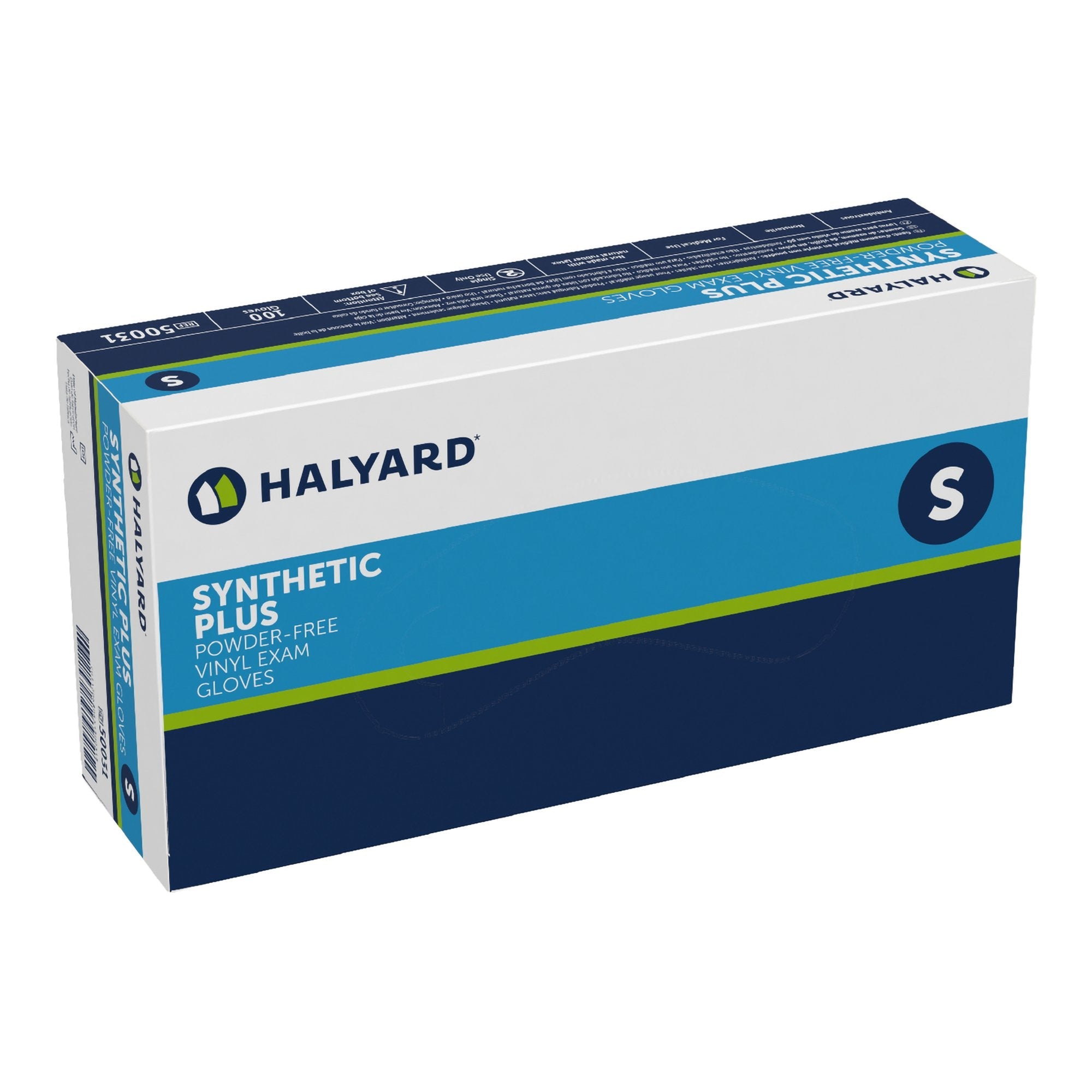 Halyard™ Vinyl Exam Glove, Small, White 50031