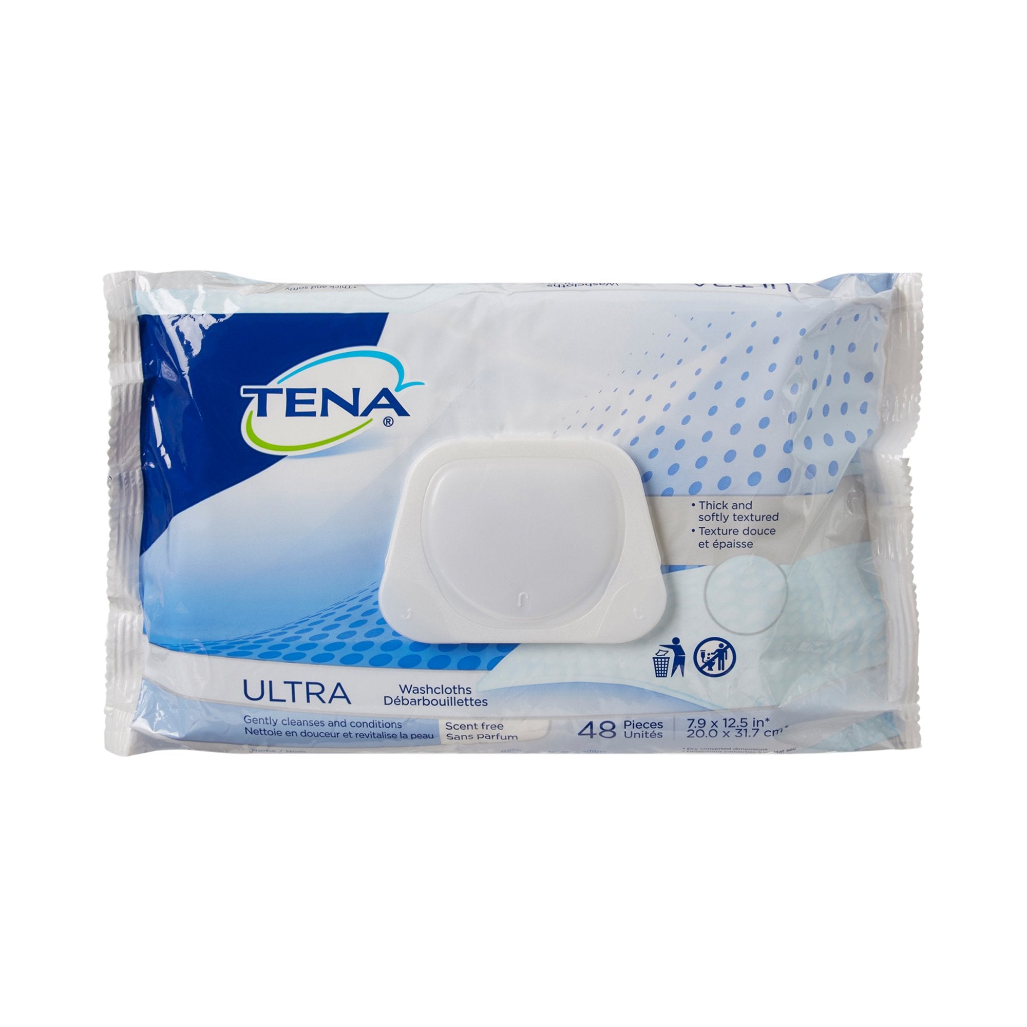 Tena Ultra Unscented Washcloths 65722